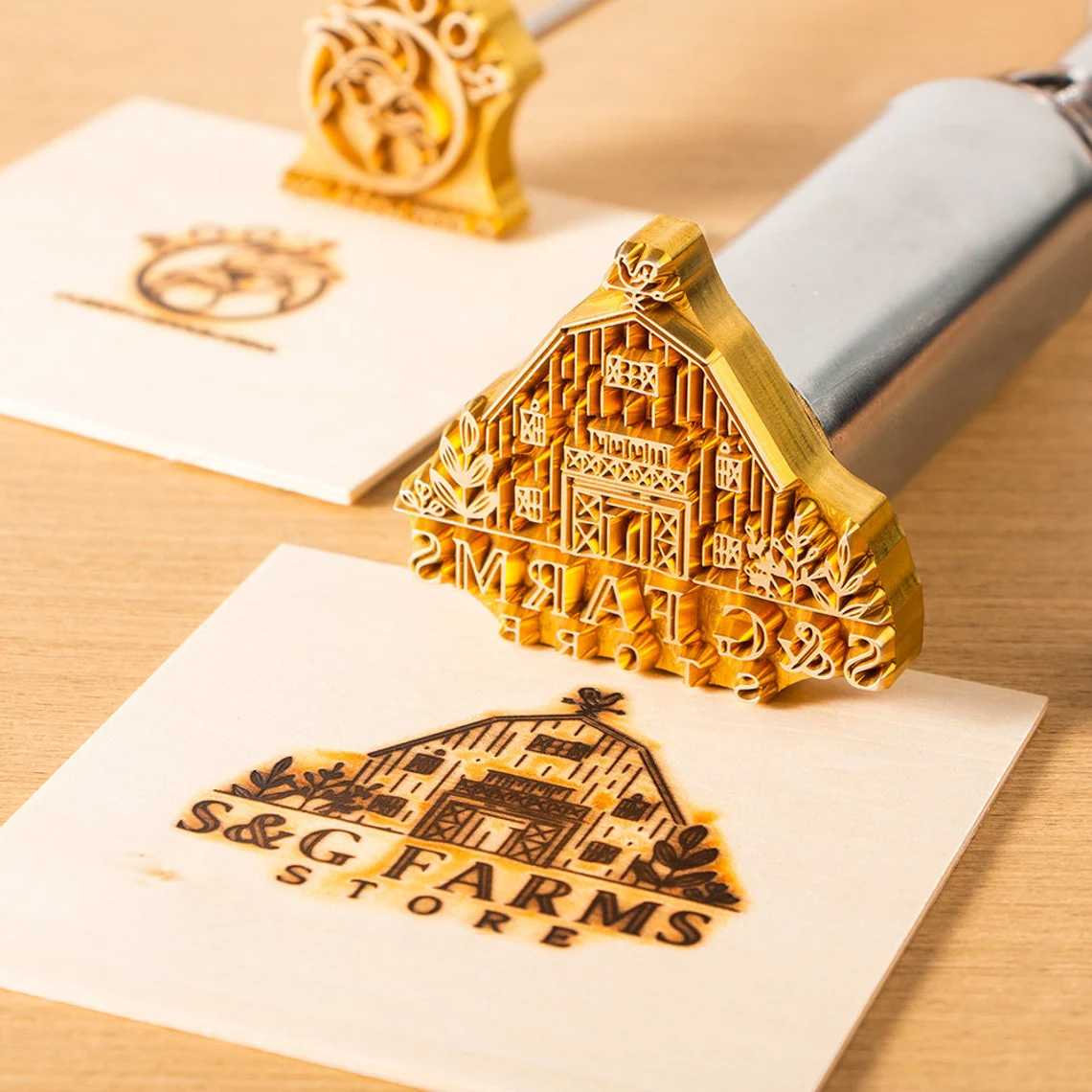 Customized Branding Iron Stamp, Wood Branding Iron Stamp, Adjustable temperature Electric Brand Iron for beginners, Branding Iron for Wood