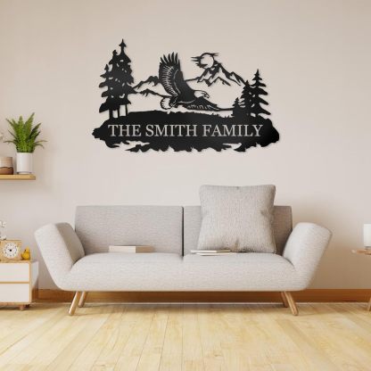 Personalized Campfire Metal Sign , Rustic Outdoor Wall Decor for Campgrounds-MetalsignX