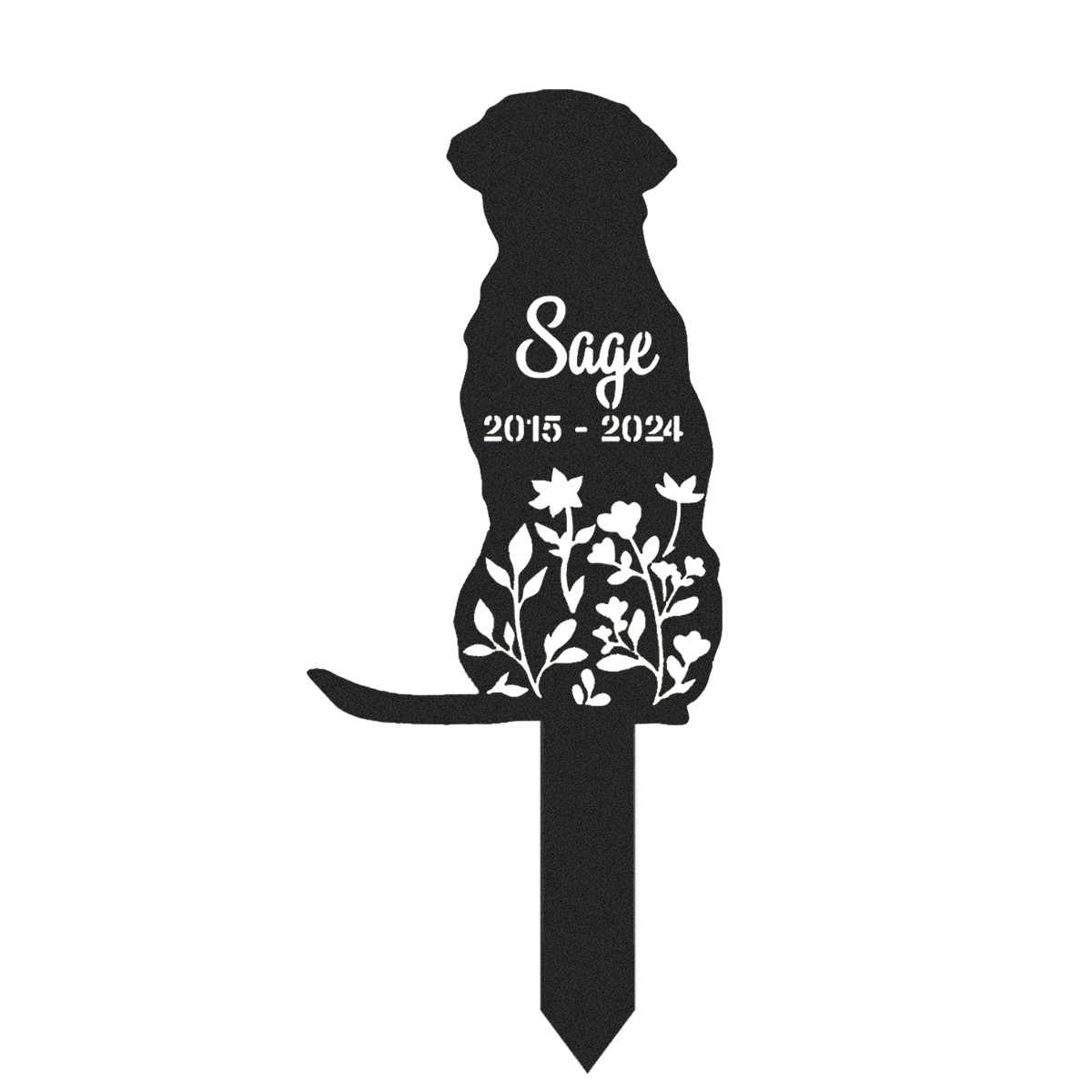 Personalized Dog Grave Marker, Dog Memorial Stake, Dog Loss Gift, Pet Memorial Sign,Pet remembrance,Outdoor pet sign,Labrador Retriever Sign