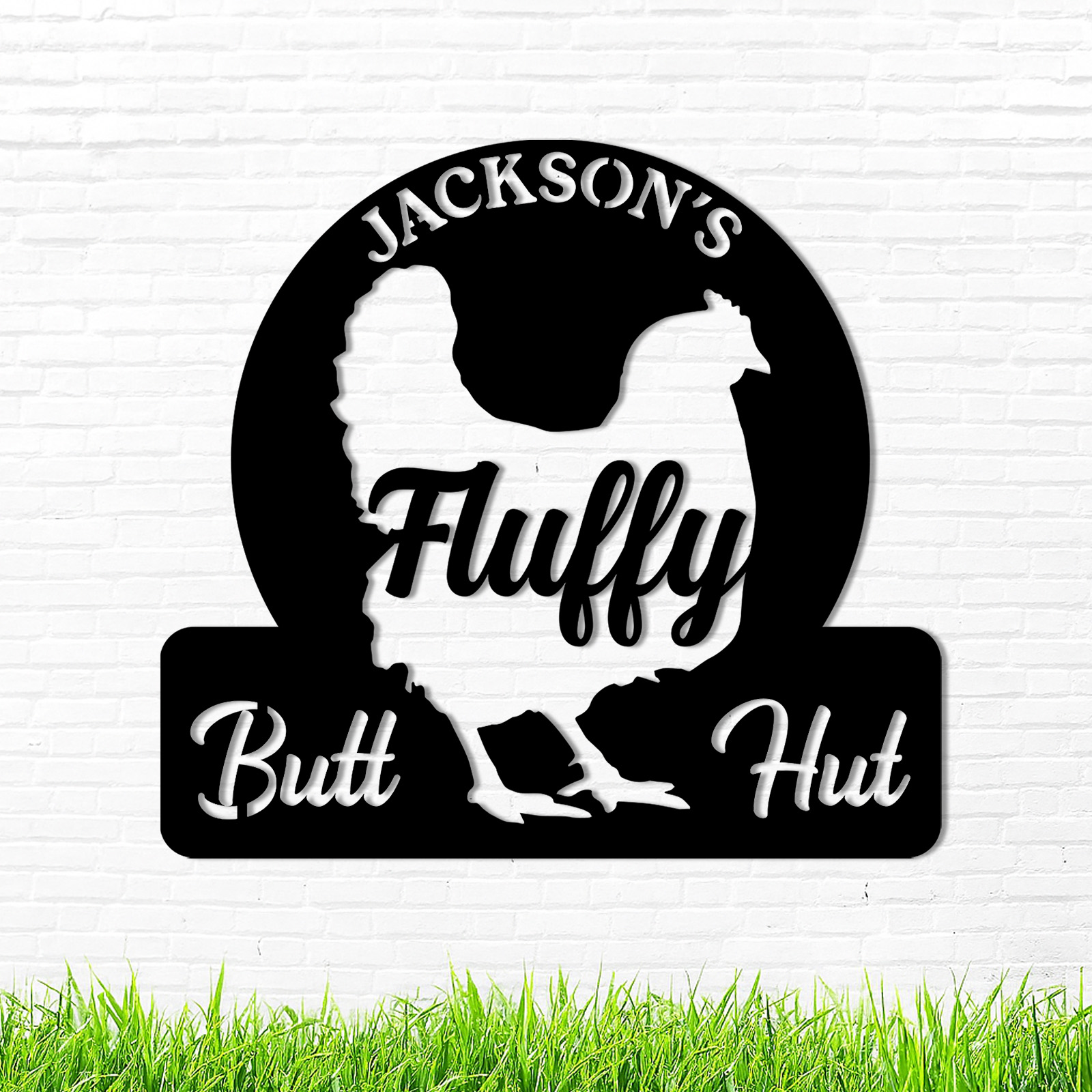 Custom Metal Signs Chicken Coop Signs for Farm Yard Decor