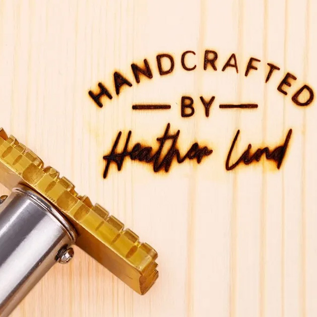 Custom signature branding iron for woodworkers , Branding iron custom for wood , Custom woodworking branding iron with electric heater