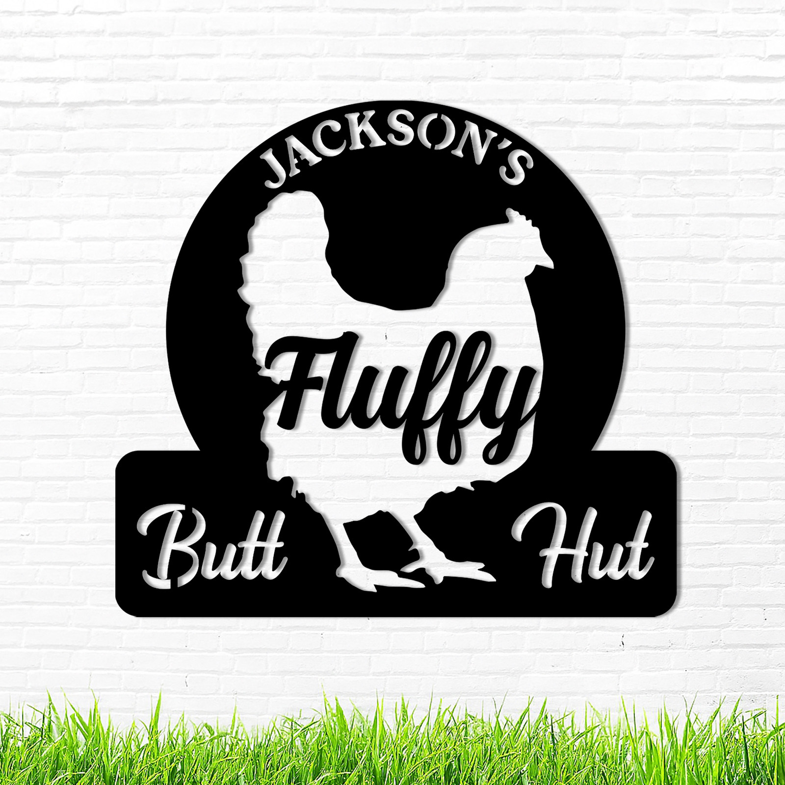 Custom Metal Signs Chicken Coop Signs for Farm Yard Decor 