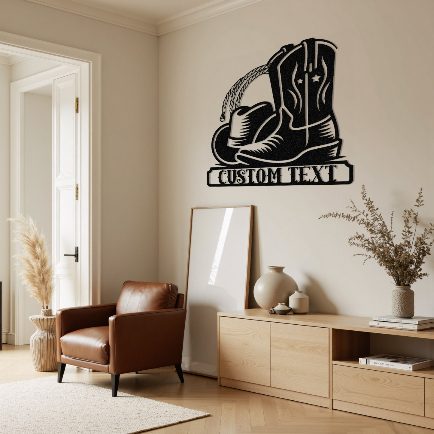 Personalized Cowboy Metal Sign, Western Wall Decor, Rustic Cowboy Riding Wall Art, Metal Outdoor Wall Art,  Rustic Country Western Decor for Bedroom Living Room Bathroom, Customized Gifts Color08