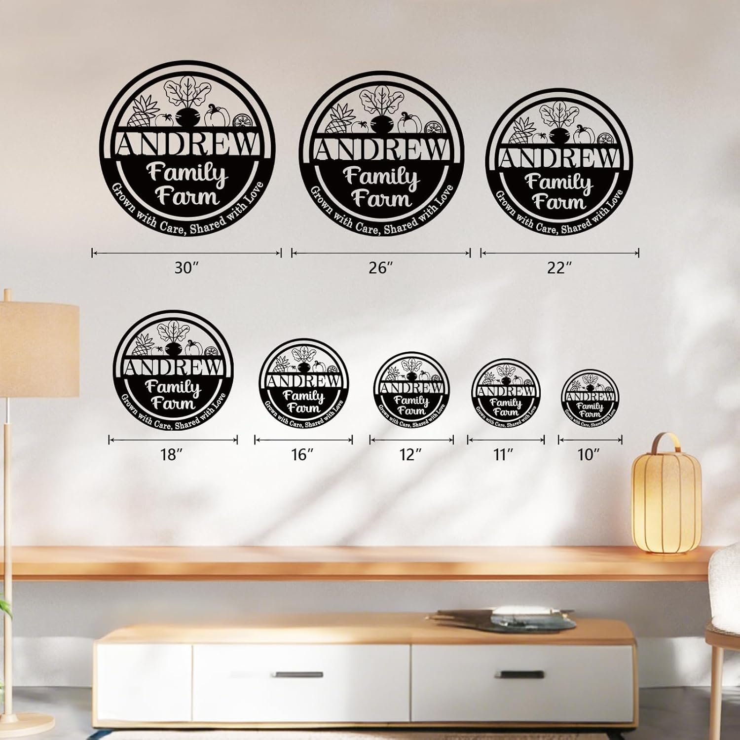 Custom Garden Sign, Vegetable Garden Sign, Personalized Metal Garden Signs for Outdoors-MetalsignX