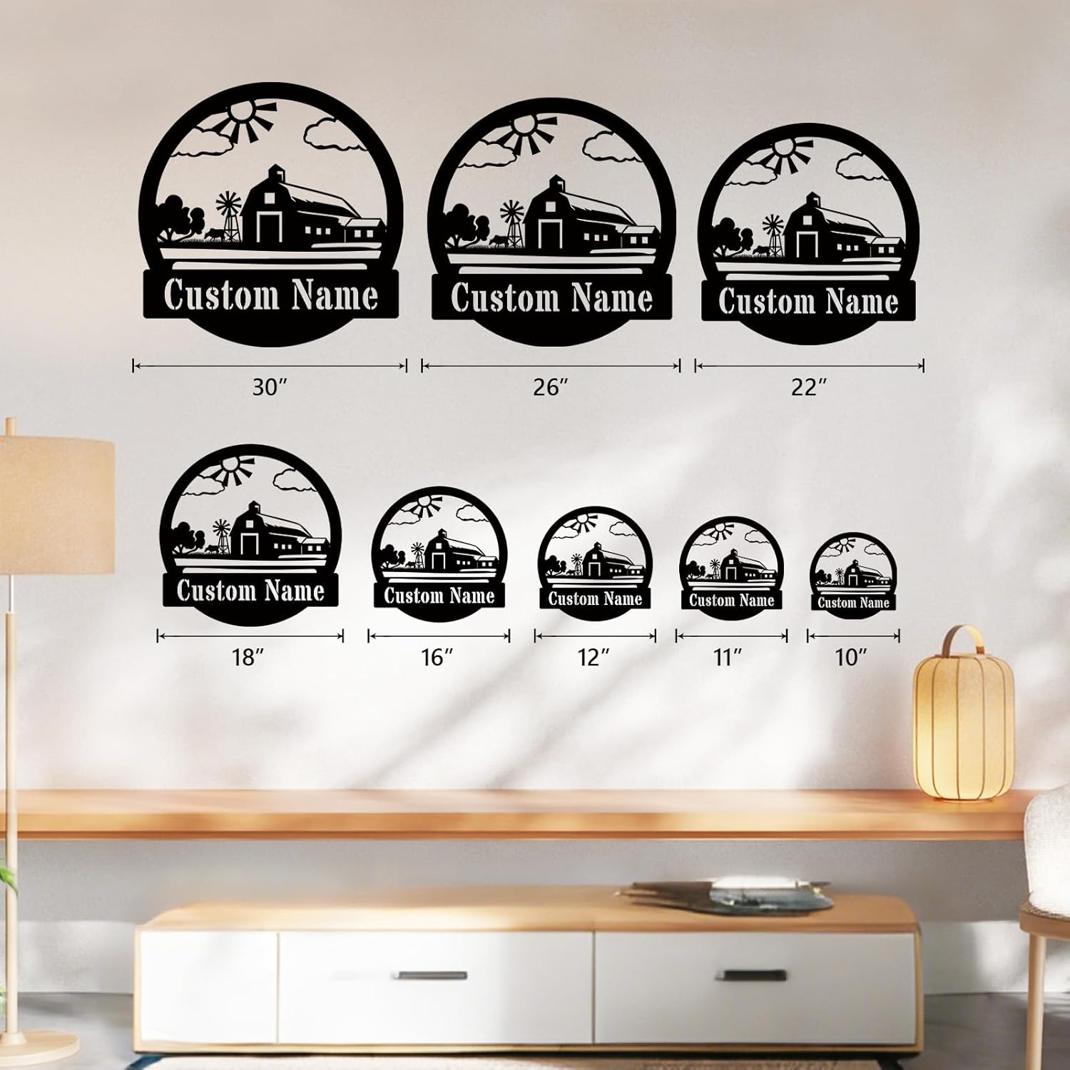 Personalized Antler Metal Cabin Sign | Custom Metal Sign | Family Sign Wall Art | Outdoor Deer Hunter Gift -MetalsignX