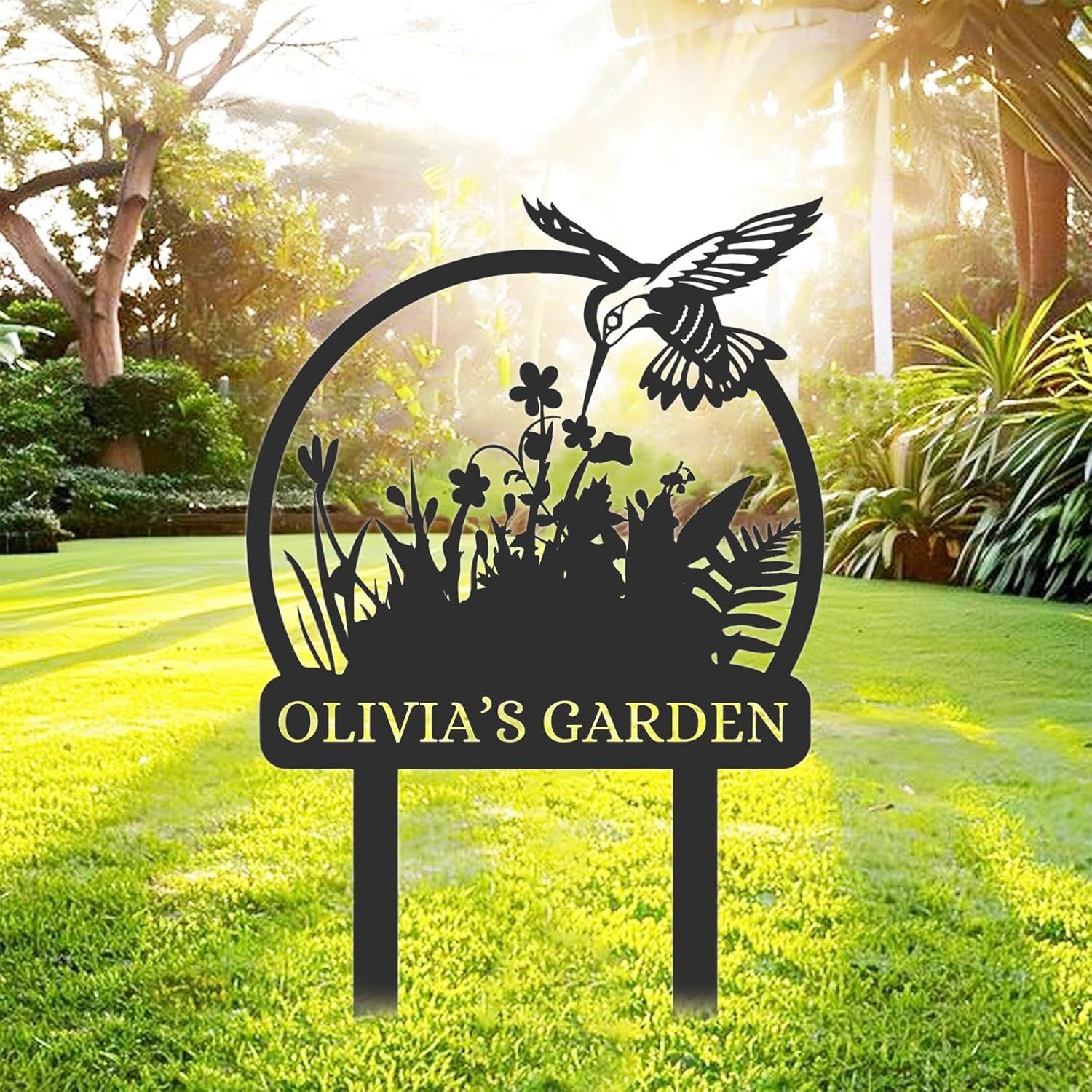 Personalized Garden Signs  | Garden Signs Decorative Outdoor | Gardening Decor Gifts-MetalsignX