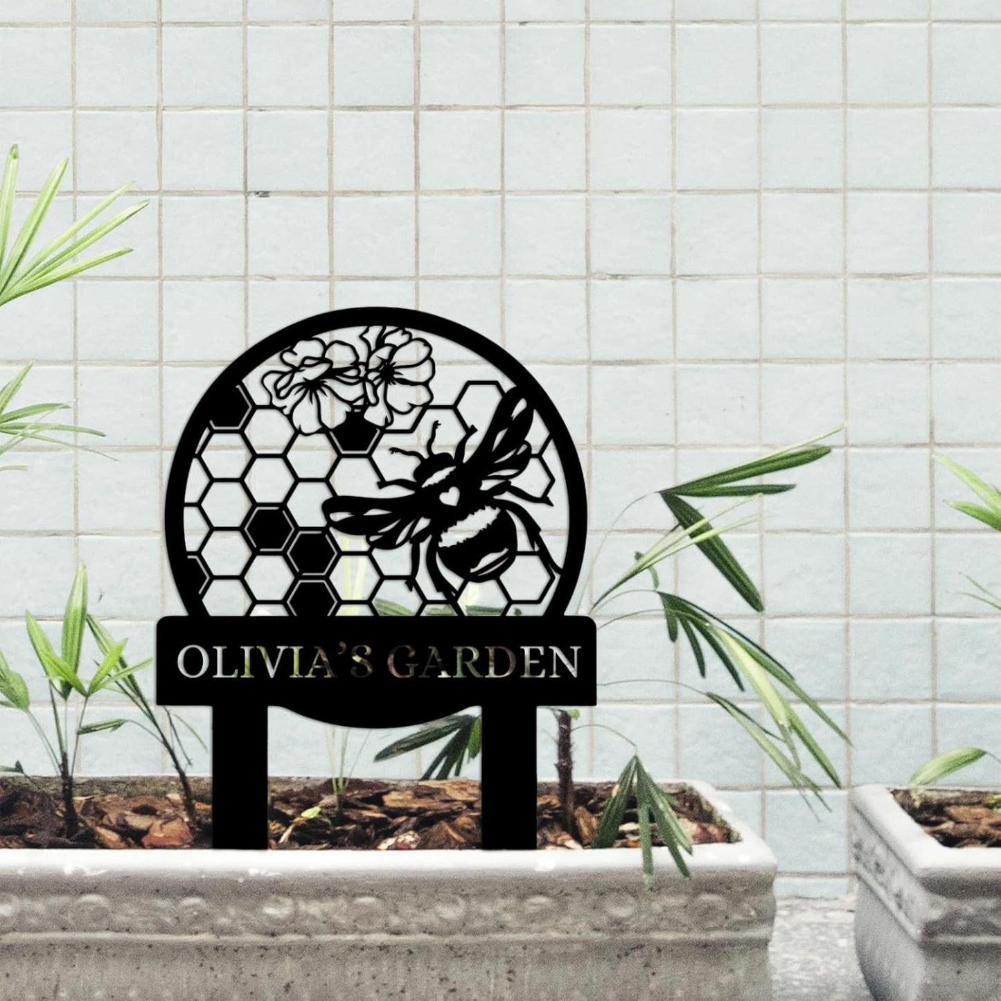 Personalized Garden Signs  | Garden Signs Decorative Outdoor | Gardening Decor Gifts-MetalsignX