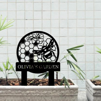 Personalized Garden Signs  | Garden Signs Decorative Outdoor | Gardening Decor Gifts-MetalsignX