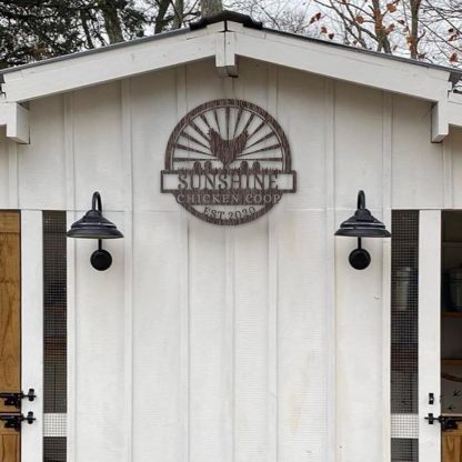 Custom Metal Signs Chicken Coop Signs for Farm Yard Decor-MetalsignX