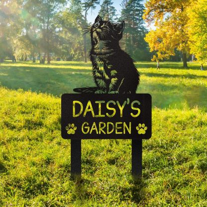 Elegant Iron Pet Memorial , Custom Plaque for Cats & Dogs, Indoor & Outdoor Display-MetalsignX