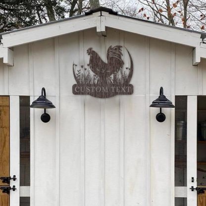Custom Metal Signs Chicken Coop Signs for Farm Yard Decor-MetalsignX