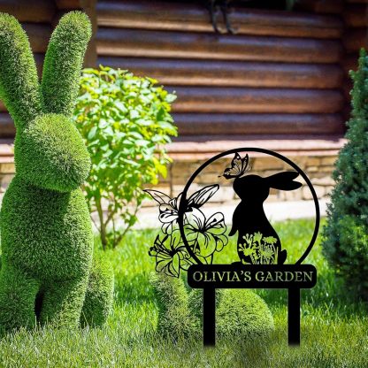 Personalized Garden Signs  | Garden Signs Decorative Outdoor | Gardening Decor Gifts-MetalsignX