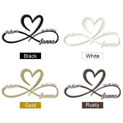 Custom Rustic Wedding Sign - Personalized Metal Decor for Your Wedding Venue-MetalsignX