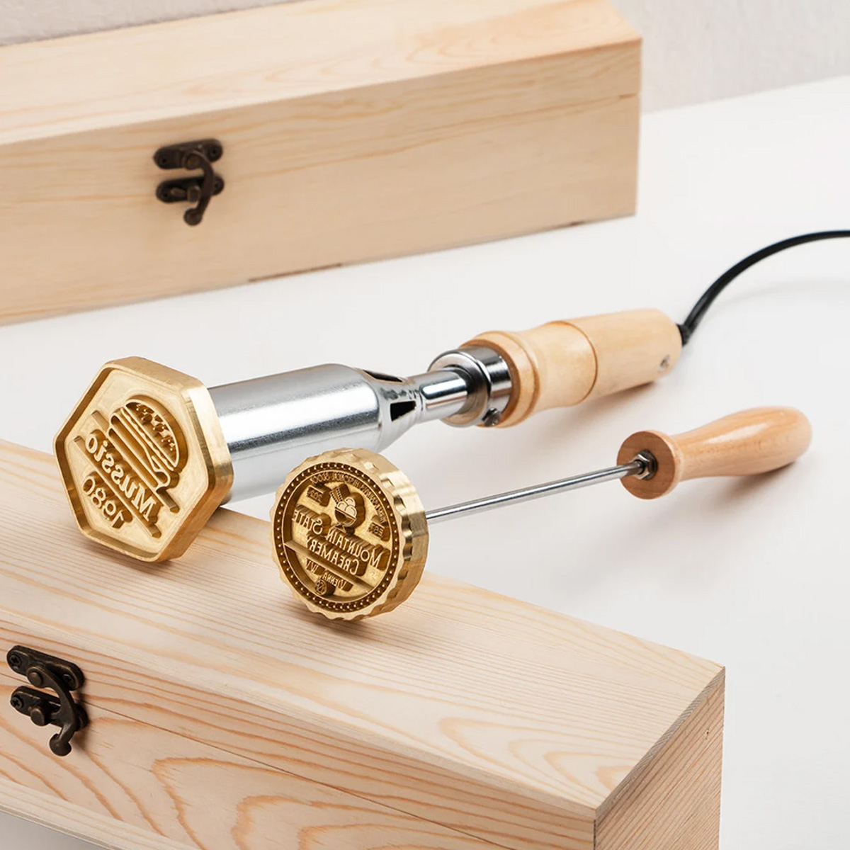 Electric Branding Iron Stamp, Custom Branding Iron for Woodworkers, Wood Branding Iron, Any Logo Can Be Engraved, Wood Branding Iron Custom