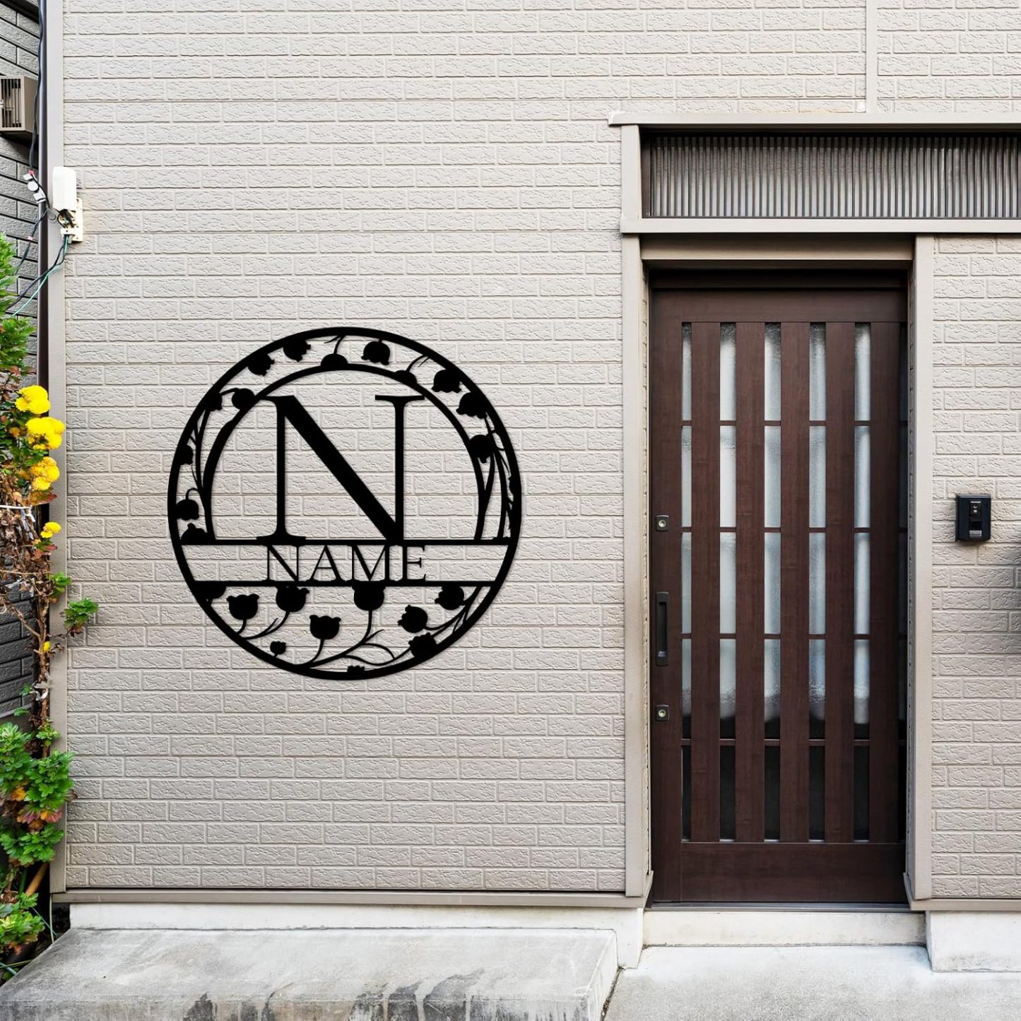 Personalized Metal Bear Sign, Custom Family Last Name Sign | Rustic Cabin and Outdoor Wall Decor-MetalsignX