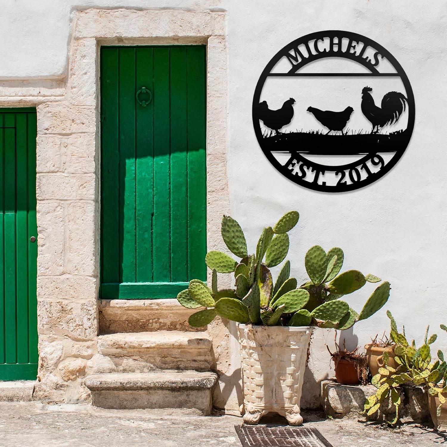 Custom Metal Signs Chicken Coop Signs for Farm Yard Decor-MetalsignX