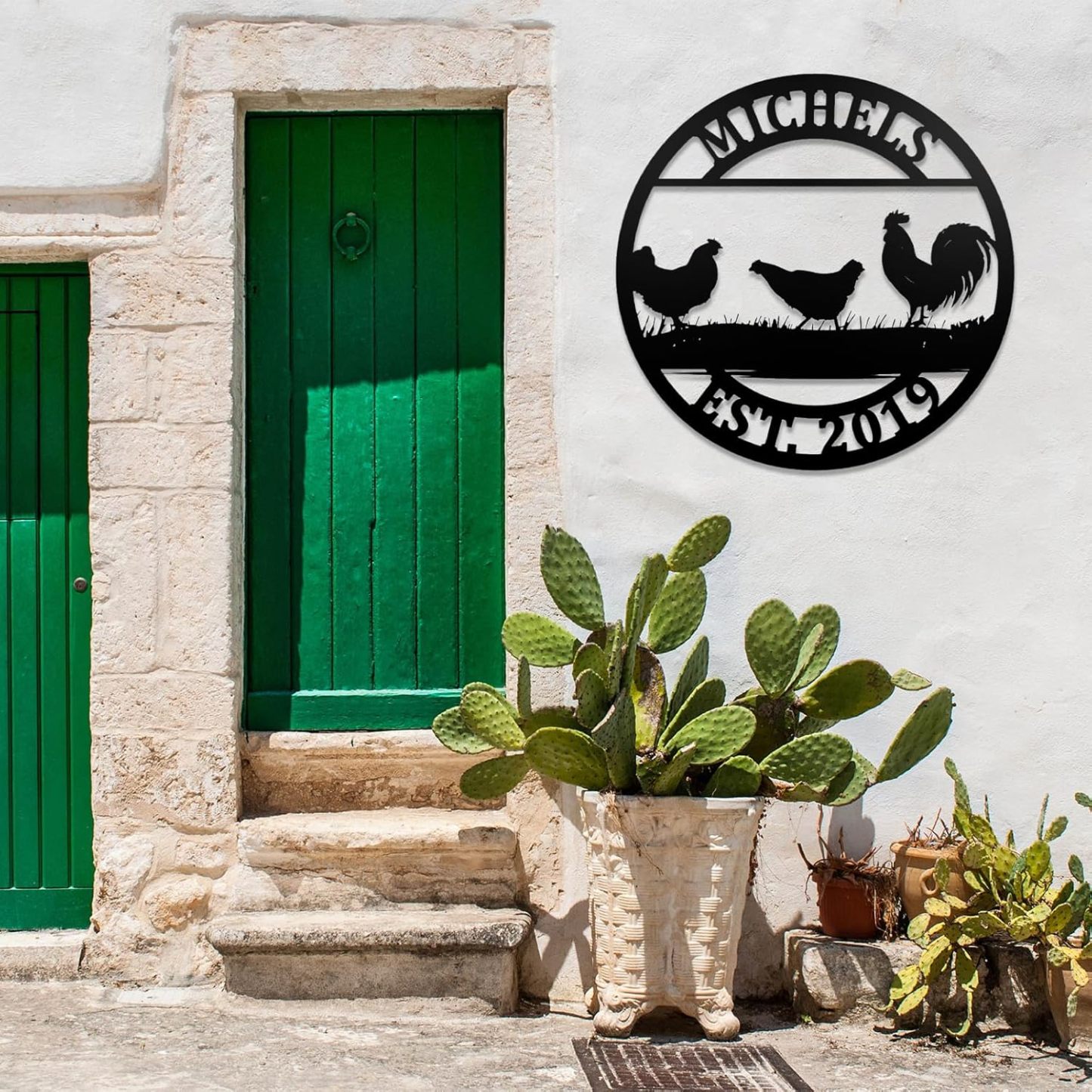 Custom Metal Signs Chicken Coop Signs for Farm Yard Decor-MetalsignX