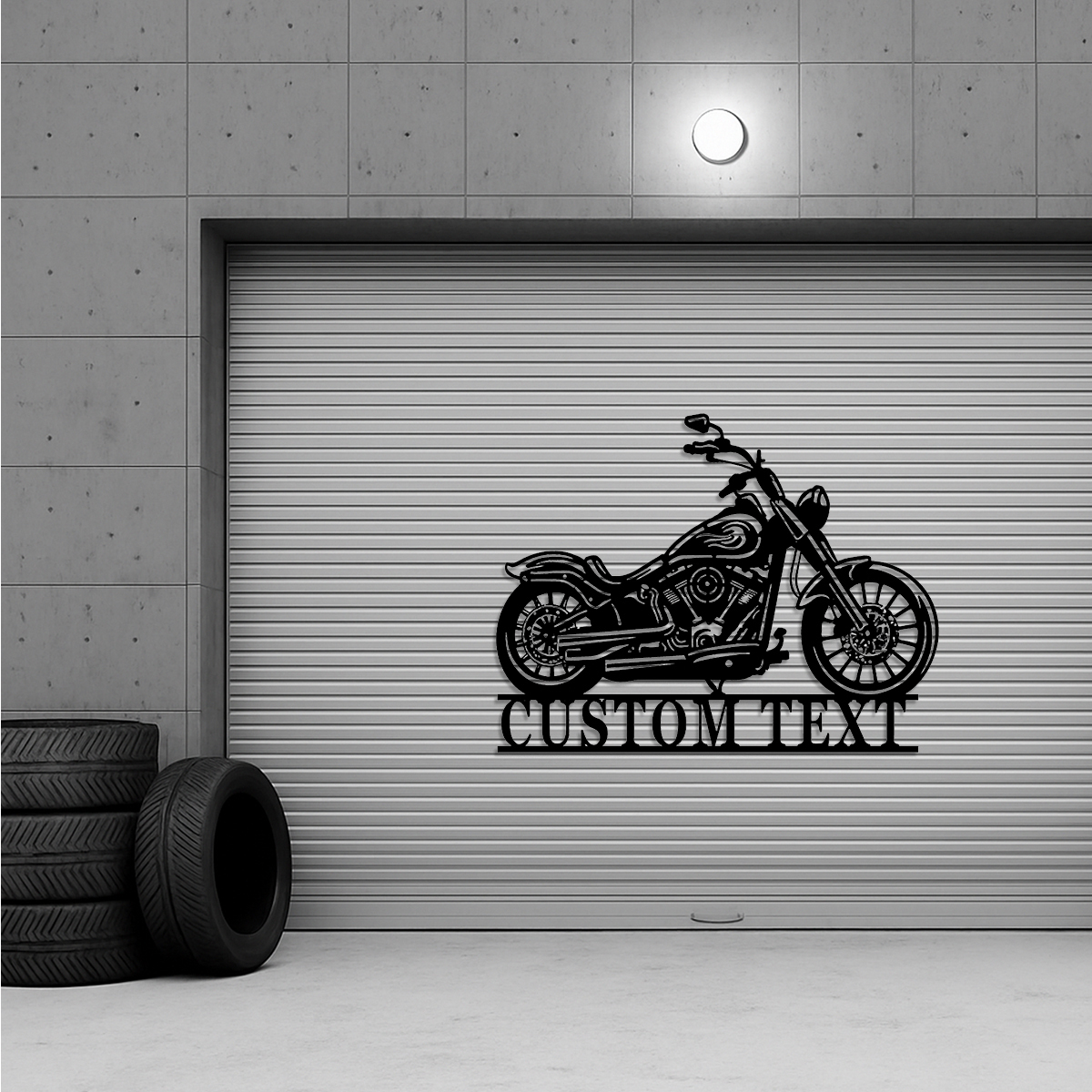 Custom Motorcycle Metal Sign,Motorcycle Wall Decor,Personalized Motorcycle Rider Biker Name Sign,Home Garage Auto Repair Shop Workshop Decor