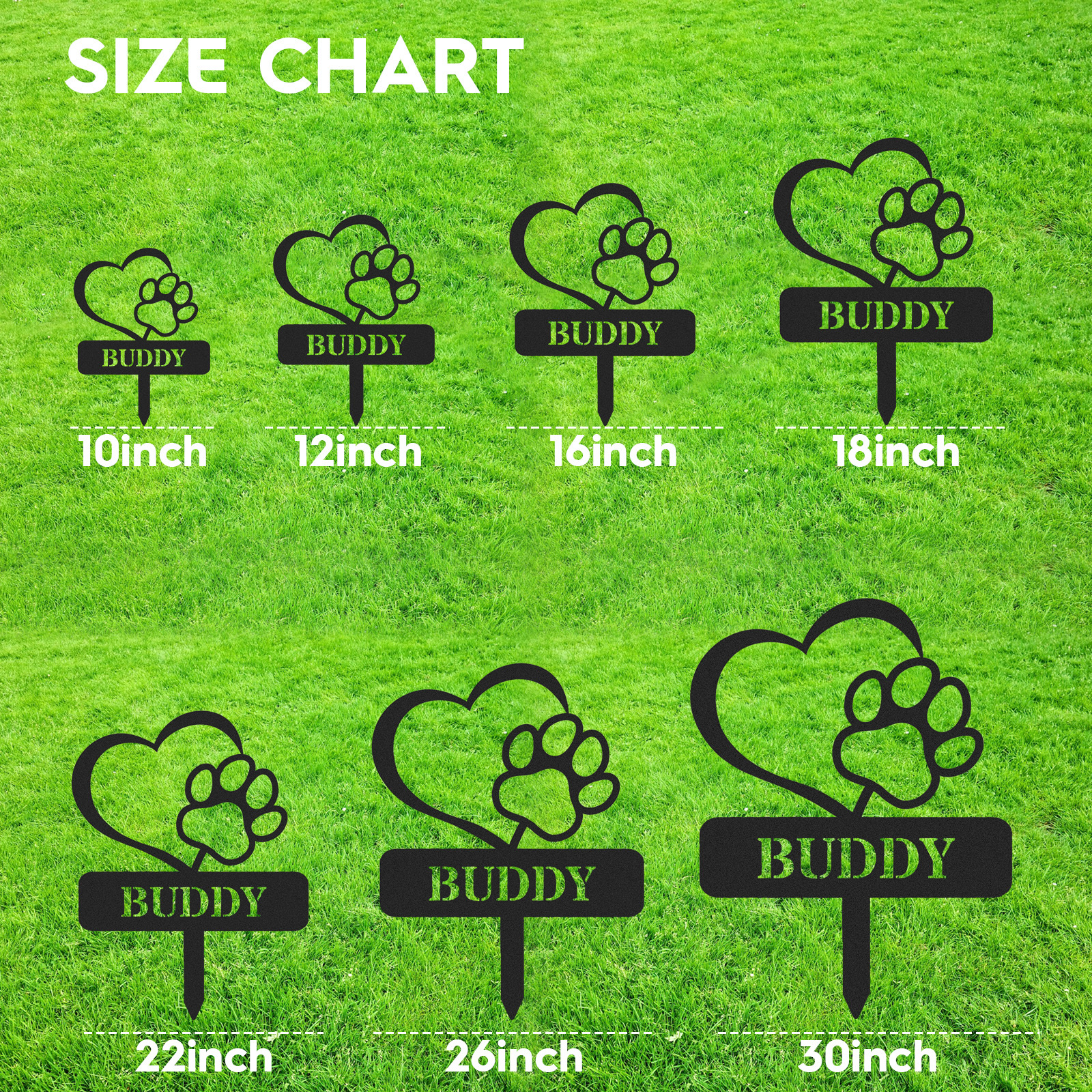 Custom Metal Pet Memorial Stake, Custom Garden Decor, Personalized Garden Dog Cat Sign, Metal Cat Garden Stake, Pet Supplies