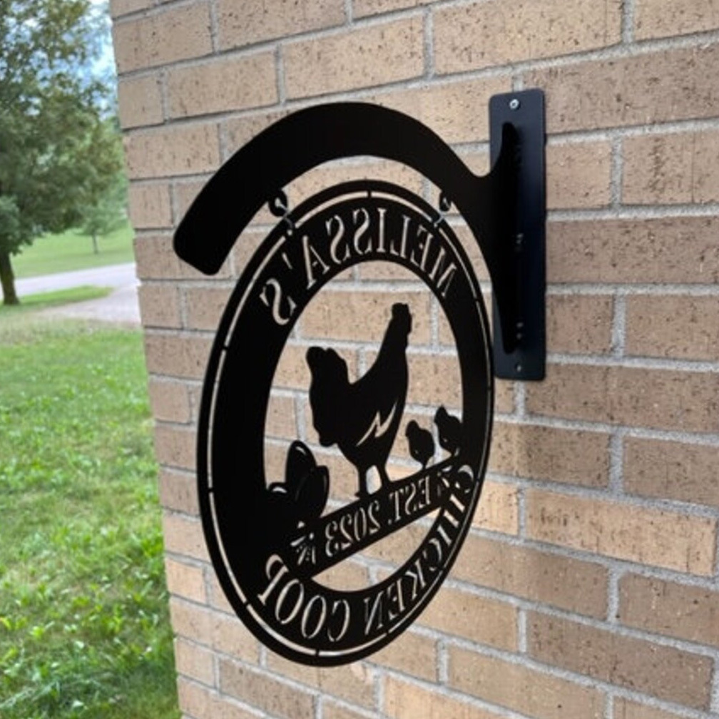 Personalized Chicken Coop Sign, Hen House Coop Sign, Our Little Coop Sign Metal Sign