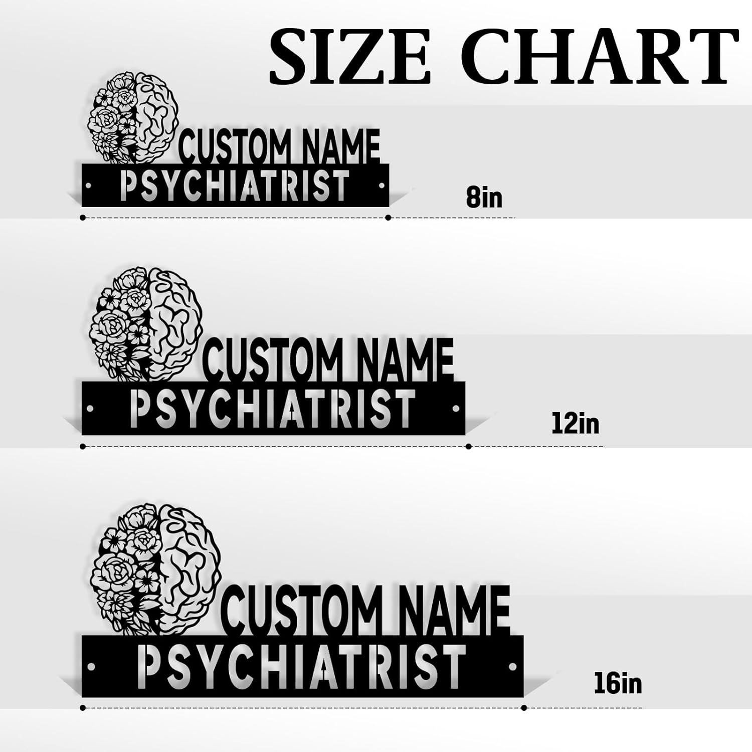  Custom Family Name Plate for Desk, Metal Sign Name Tags, Personalized Desk Accessories-MetalsignX