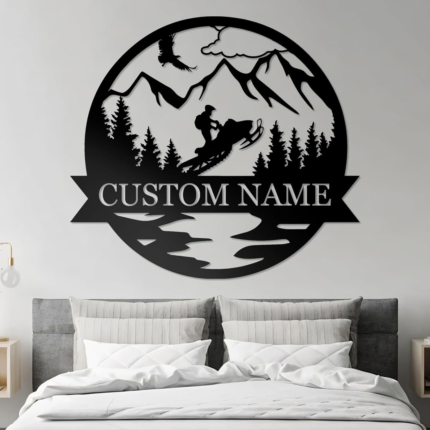 Personalized Lighthouse Metal Sign – Custom Nautical Outdoor Wall Decor for Beach House & Cabin-MetalsignX