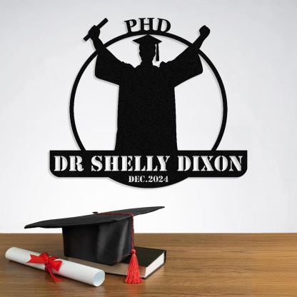 Personalized Graduation Metal Sign, Graduation Congratulations Signs, Class Of 2025 University, Grad Sign Wall Art Decor, Metal Signs Customized, Graduation Decorations 2025, Congrats Party Gift