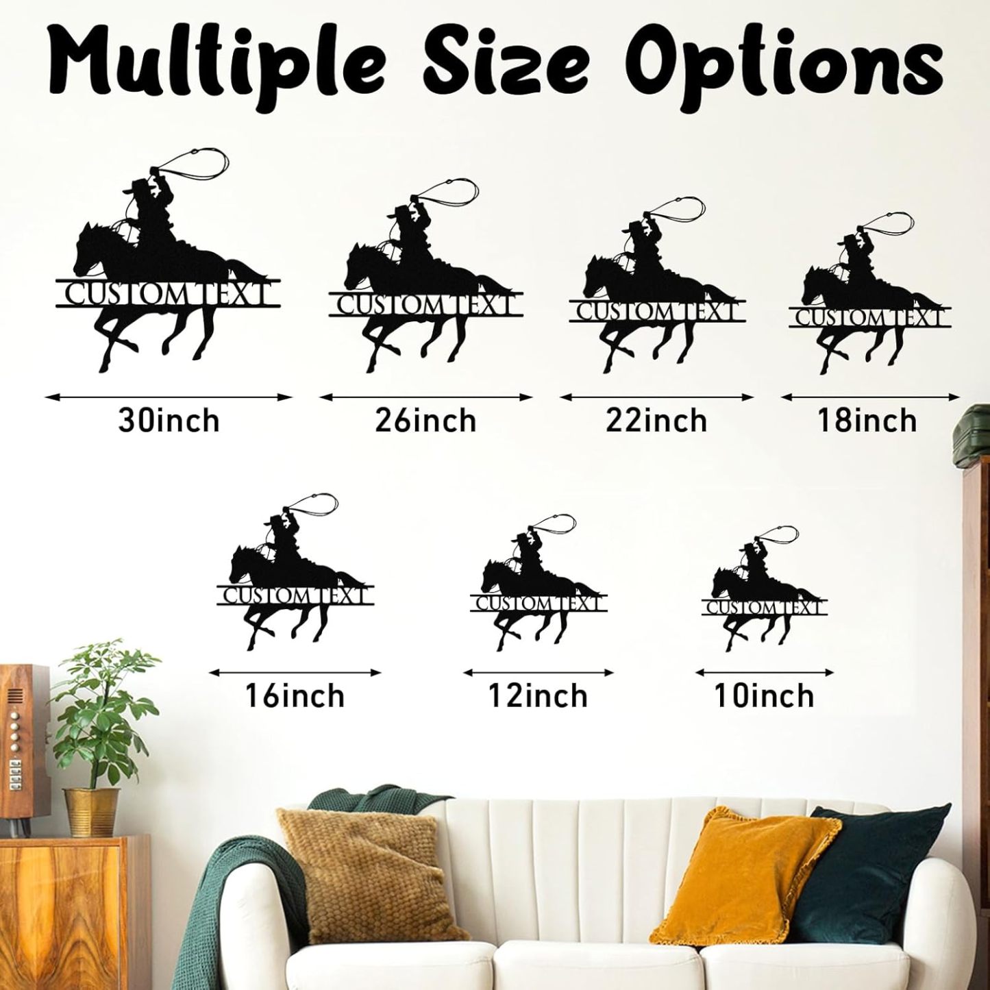 Personalized Cowboy Metal Sign, Custom Metal Name Sign, Vintage Cowboy Wall Decor, Outdoor Metal Art, Metal Signs Customized, Retro Home Decor Wall Art, Cowboy Decor Gift, Patio Decor