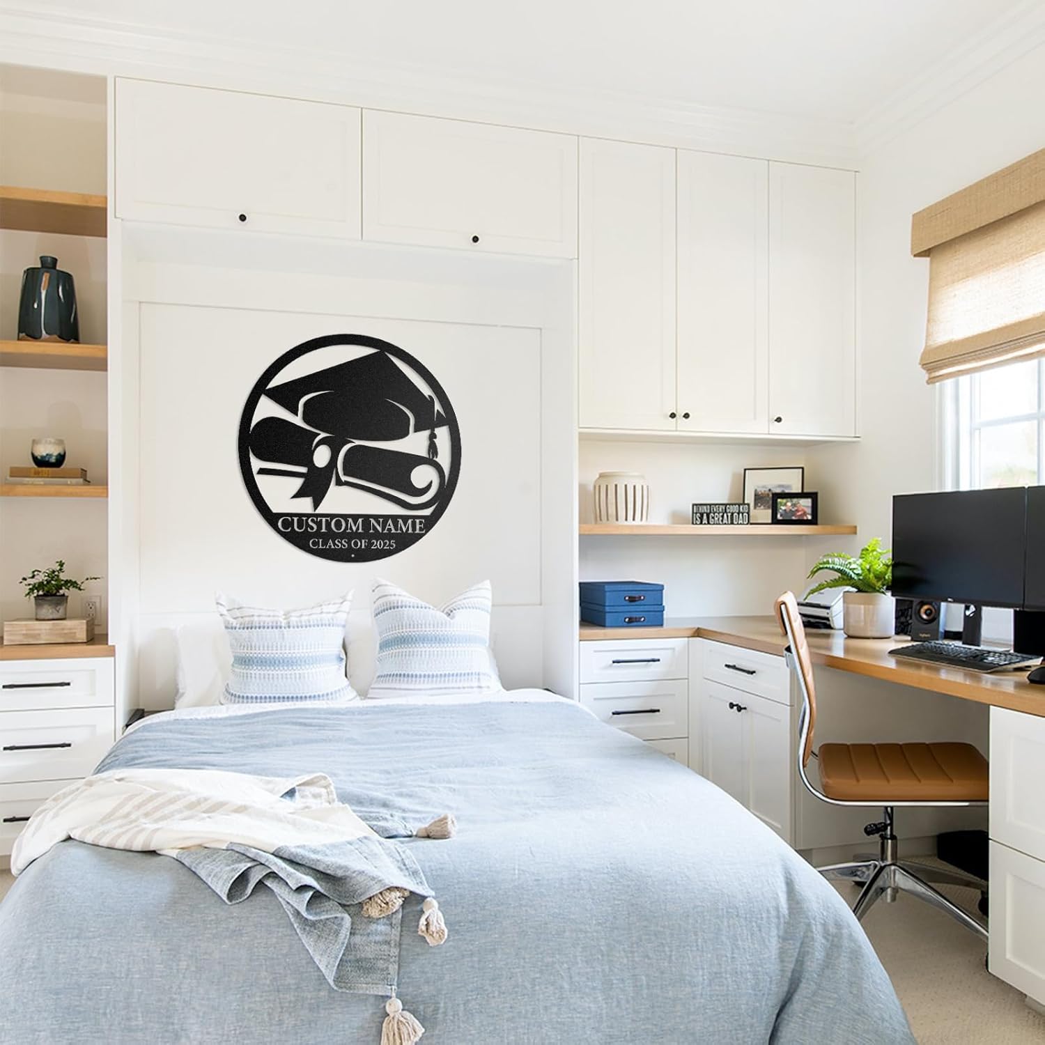 Personalized Graduation Metal Sign, Graduation Congratulations Signs, Class Of 2025 University, Grad Sign Wall Art Decor, Metal Signs Customized, Graduation Decorations 2025, Congrats Party Gift