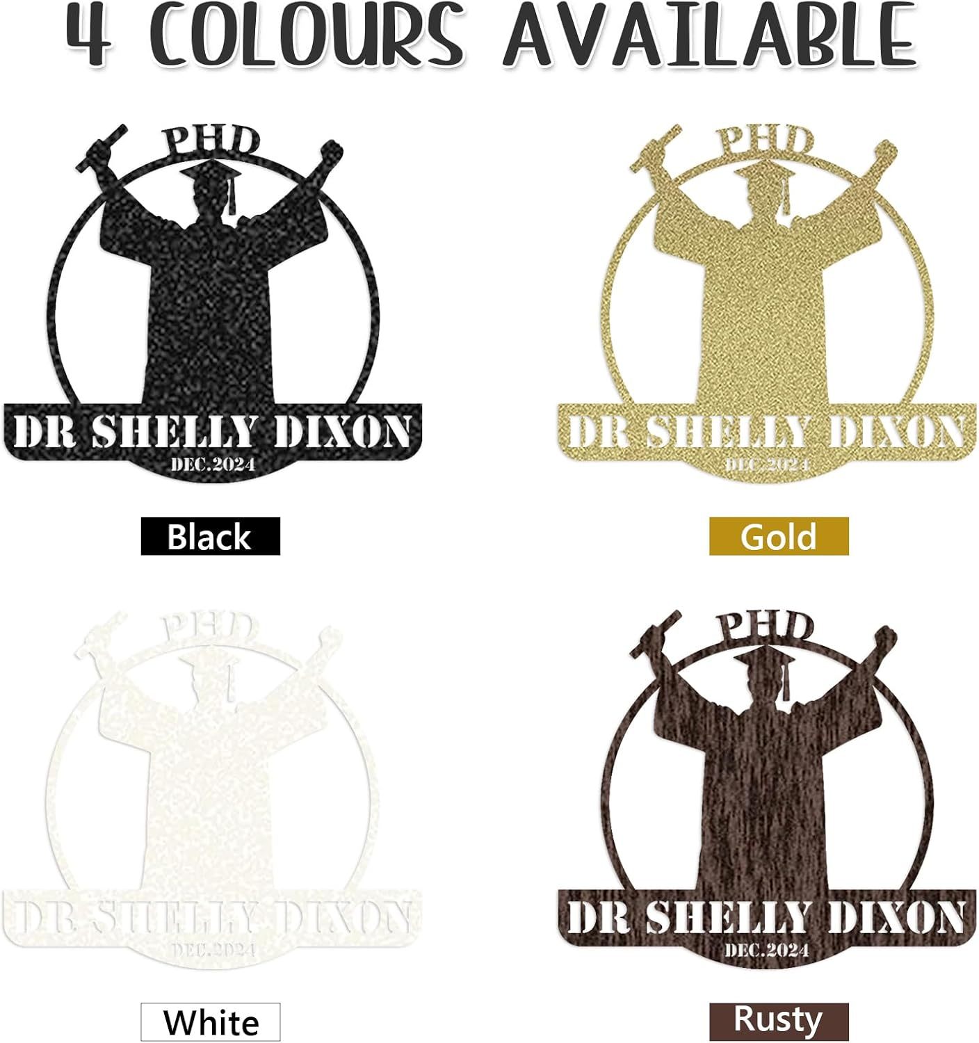 Personalized Graduation Metal Sign, Graduation Congratulations Signs, Class Of 2025 University, Grad Sign Wall Art Decor, Metal Signs Customized, Graduation Decorations 2025, Congrats Party Gift