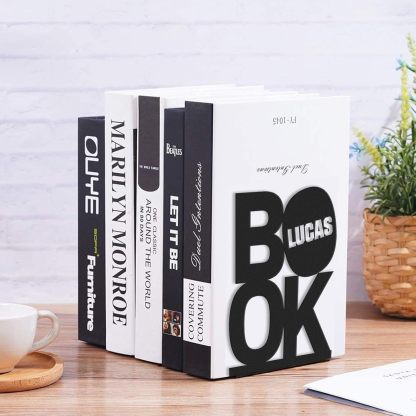 Custom Deer Metal Book Ends, Forest Theme Bookends for Shelves Decorative, Heavy Duty Bookend Stopper, Deer Cabin Decor, Book Organizer for Desk, Black Book Holders for Home Office, Hunter Gifts