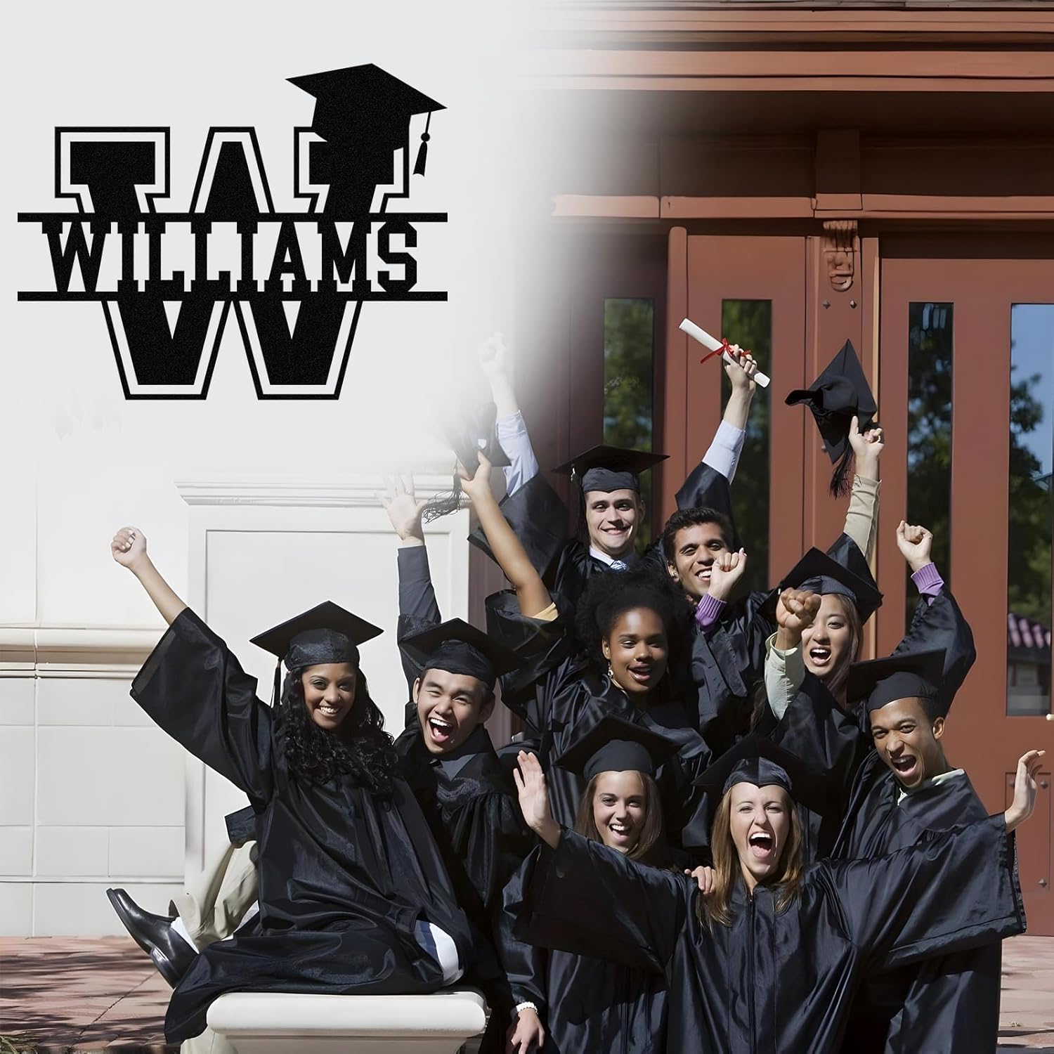 Personalized Graduation Metal Sign, Graduation Congratulations Signs, Class Of 2025 University, Grad Sign Wall Art Decor, Metal Signs Customized, Graduation Decorations 2025, Congrats Party Gift