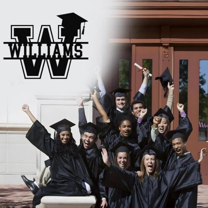 Personalized Graduation Metal Sign, Graduation Congratulations Signs, Class Of 2025 University, Grad Sign Wall Art Decor, Metal Signs Customized, Graduation Decorations 2025, Congrats Party Gift