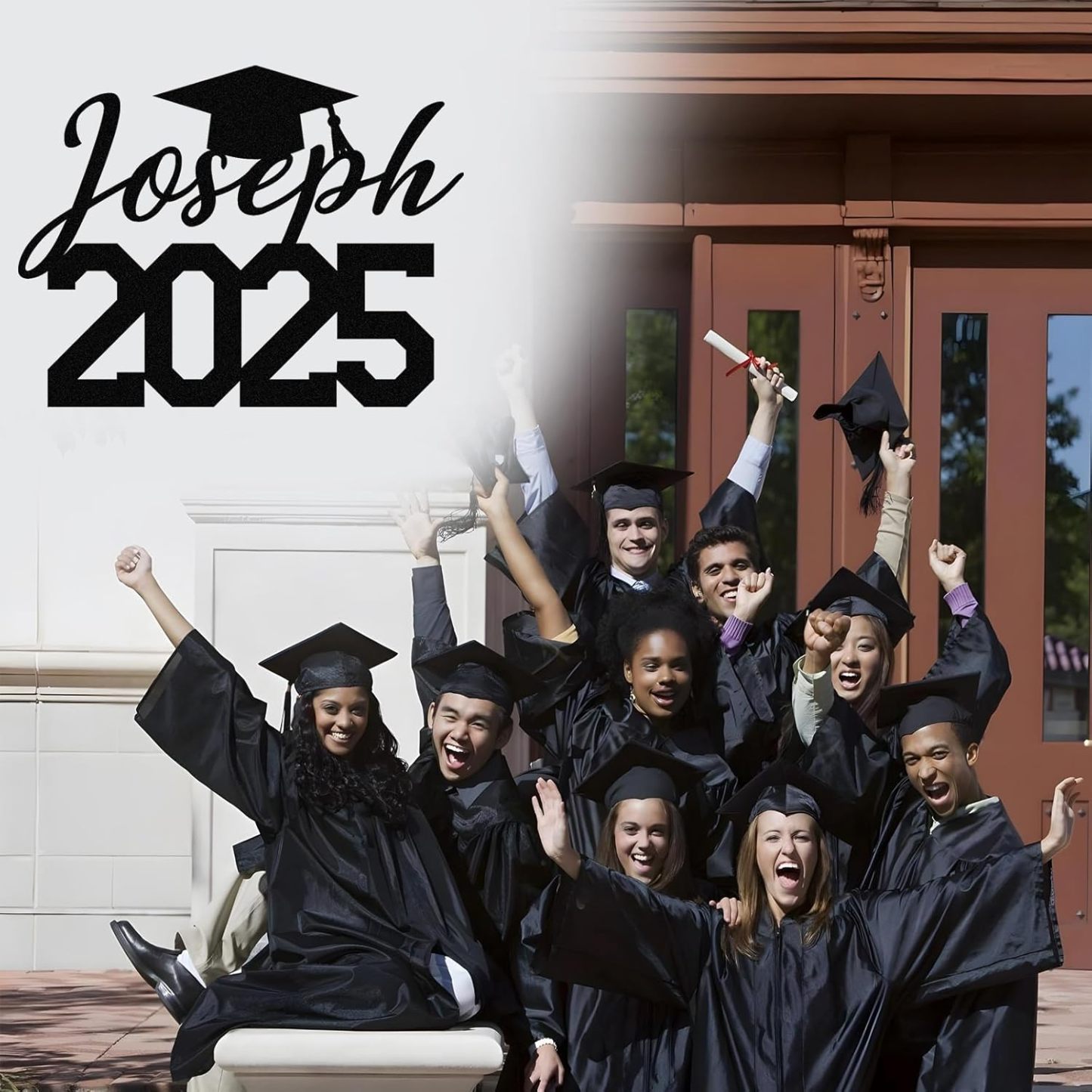 Personalized Graduation Metal Sign, Graduation Congratulations Signs, Class Of 2025 University, Grad Sign Wall Art Decor, Metal Signs Customized, Graduation Decorations 2025, Congrats Party Gift