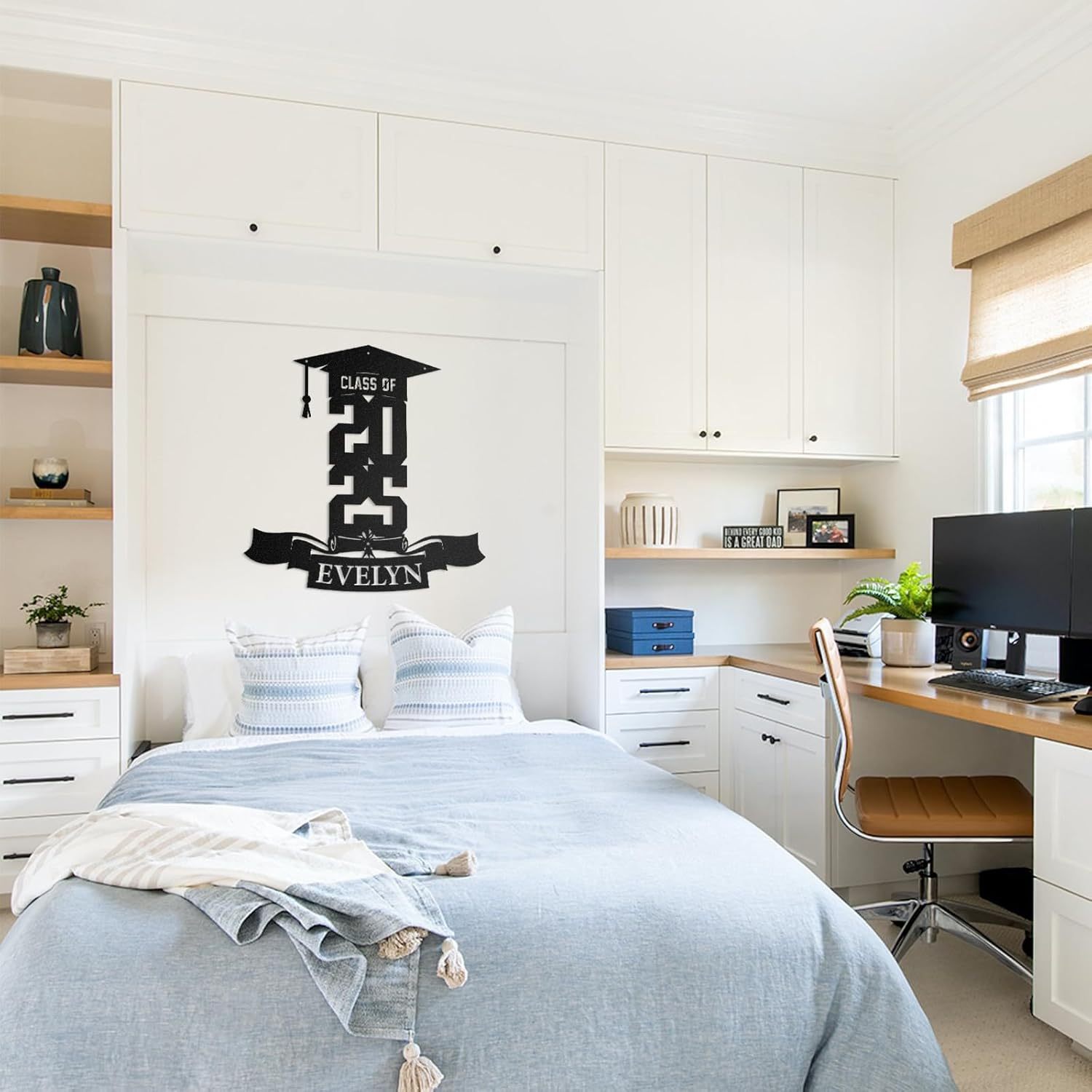 Personalized Graduation Metal Sign, Graduation Congratulations Signs, Class Of 2025 University, Grad Sign Wall Art Decor, Metal Signs Customized, Graduation Decorations 2025, Congrats Party Gift