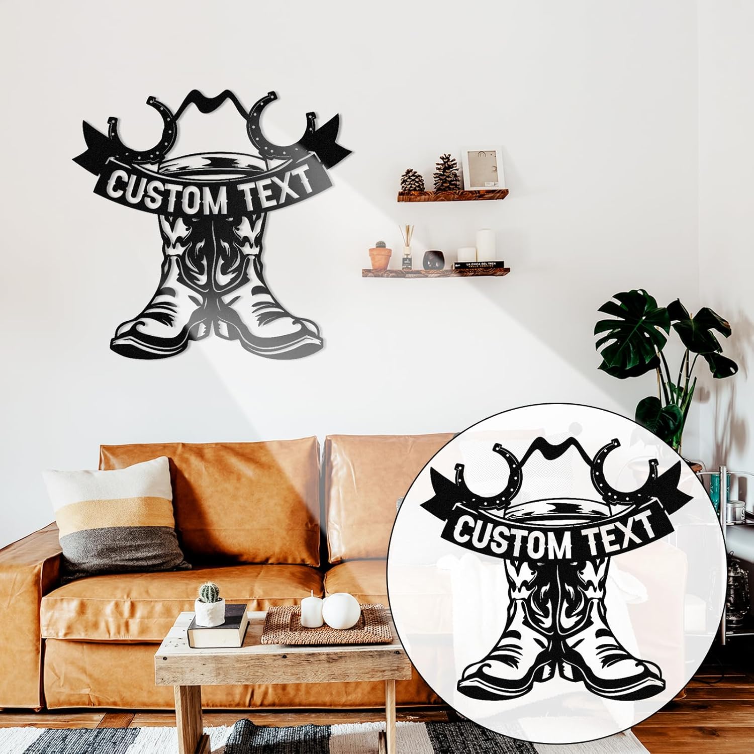 Personalized Cowboy Metal Sign, Custom Metal Name Sign, Vintage Cowboy Wall Decor, Outdoor Metal Art, Metal Signs Customized, Retro Home Decor Wall Art, Cowboy Decor Gift, Patio Decor