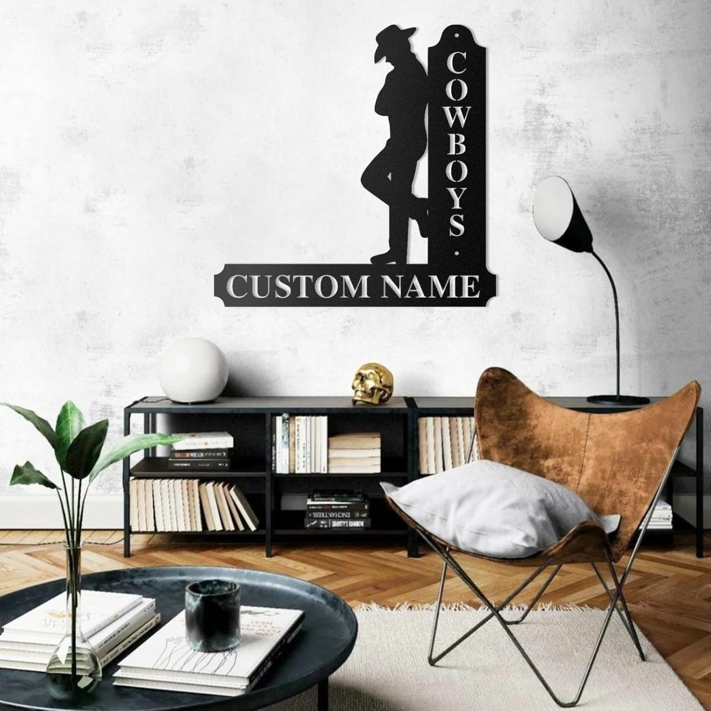 Personalized Cowboy Metal Sign, Custom Metal Name Sign, Vintage Cowboy Wall Decor, Outdoor Metal Art, Metal Signs Customized, Retro Home Decor Wall Art, Cowboy Decor Gift, Patio Decor