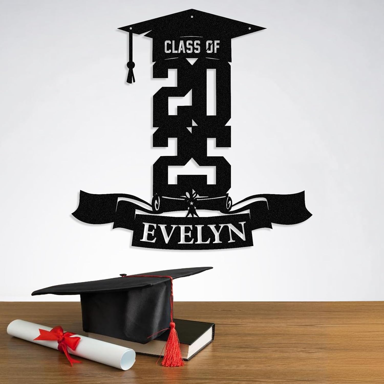 Personalized Graduation Metal Sign, Graduation Congratulations Signs, Class Of 2025 University, Grad Sign Wall Art Decor, Metal Signs Customized, Graduation Decorations 2025, Congrats Party Gift