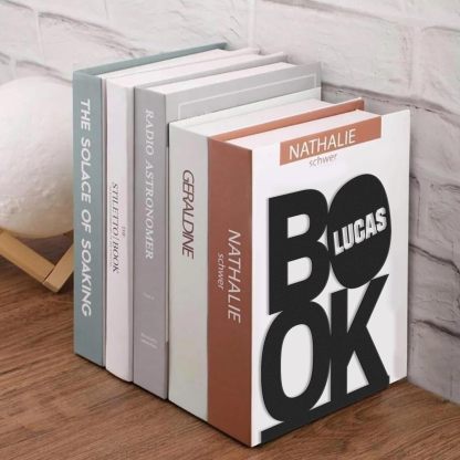 Custom Deer Metal Book Ends, Forest Theme Bookends for Shelves Decorative, Heavy Duty Bookend Stopper, Deer Cabin Decor, Book Organizer for Desk, Black Book Holders for Home Office, Hunter Gifts