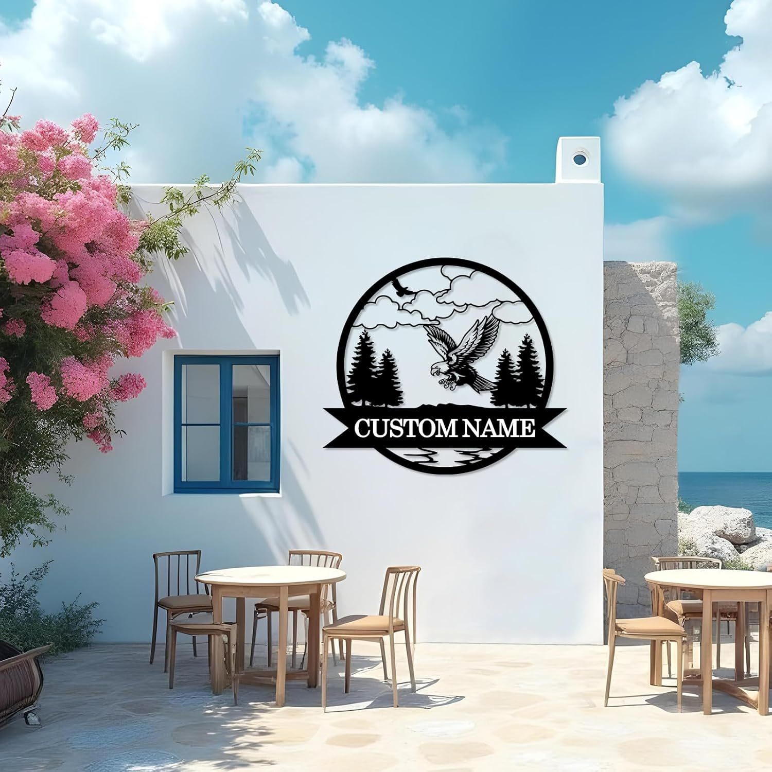 Custom Iron Animal Signs - Personalized Metal Wall Decor with Dragon, Bear, Fox & More-MetalsignX