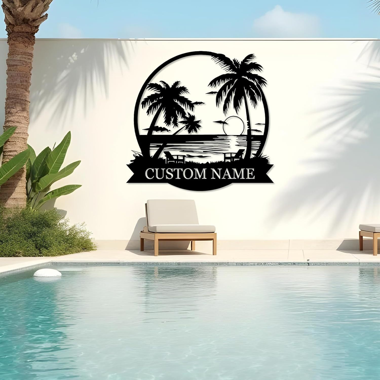 Personalized Lighthouse Metal Sign – Custom Nautical Outdoor Wall Decor for Beach House & Cabin-MetalsignX