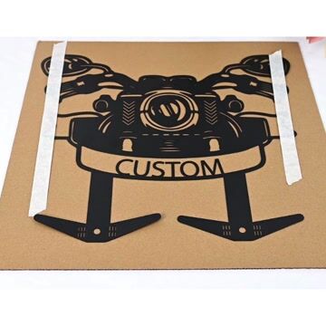 Handcrafted Metal Helmet Hanger , Durable Wrought Iron Wall Rack-MetalsignX