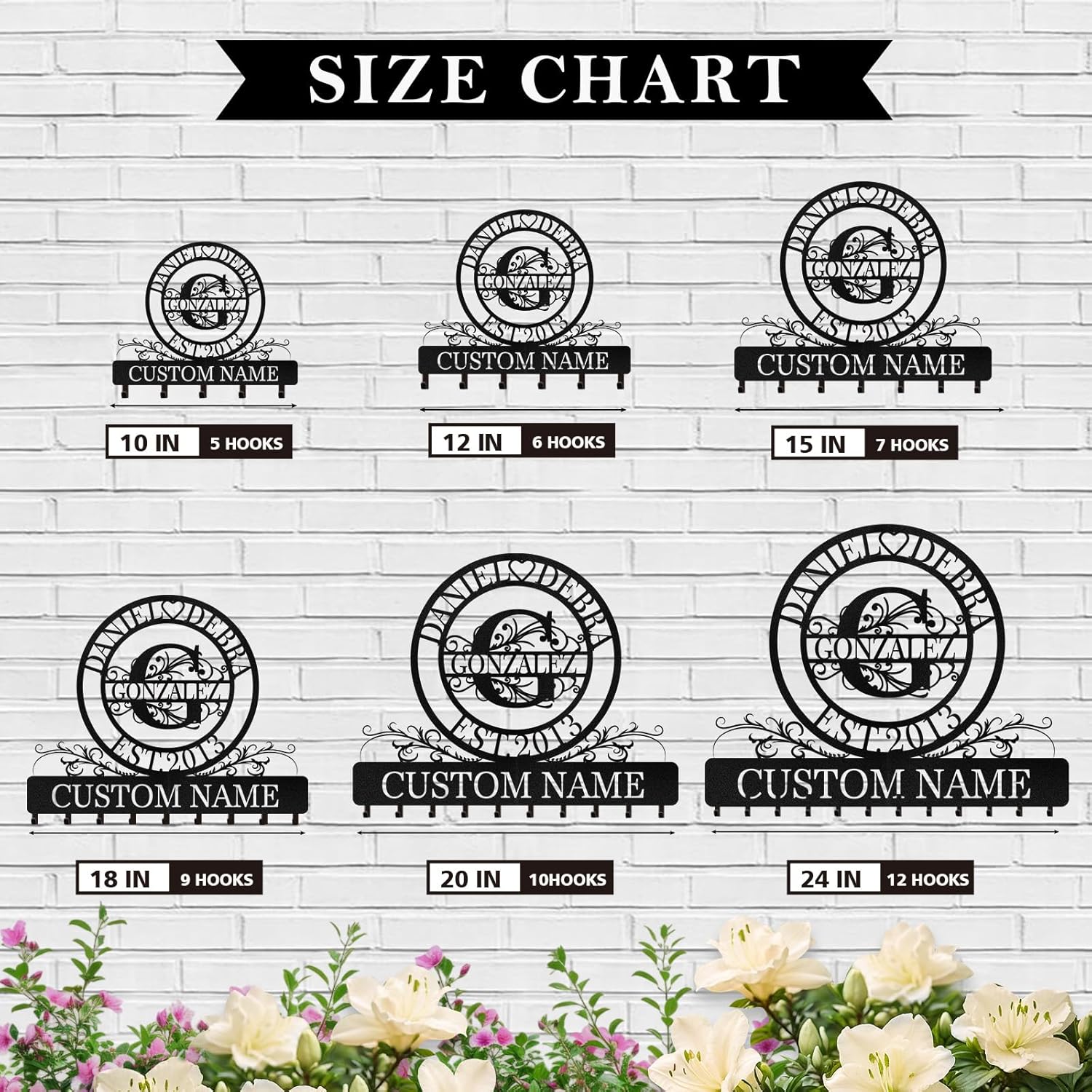 Personalized Key Holder for Wall, Custom Forest Deer Coat Rack Wall Hanging-MetalsignX