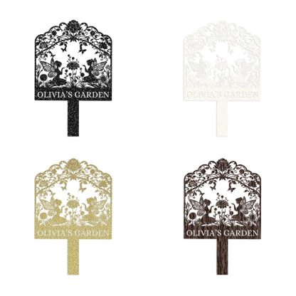 Handcrafted Fairy Garden Stake , Rustic Metal Sign for Magical Yard Spaces-MetalsignX