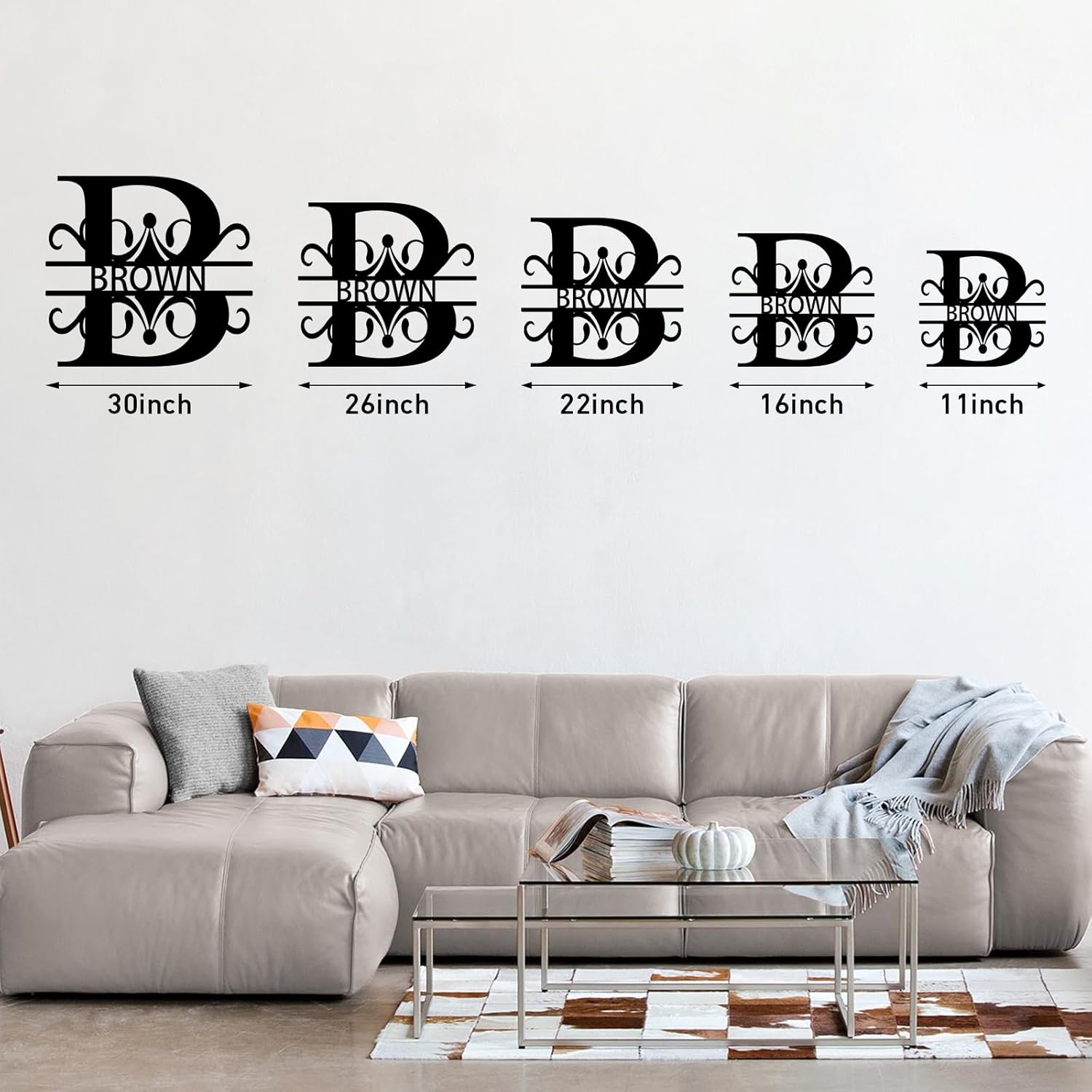 Custom Name Metal Signs, Last Name Sign, Wedding/Couple/Housewarming Gift-MetalsignX