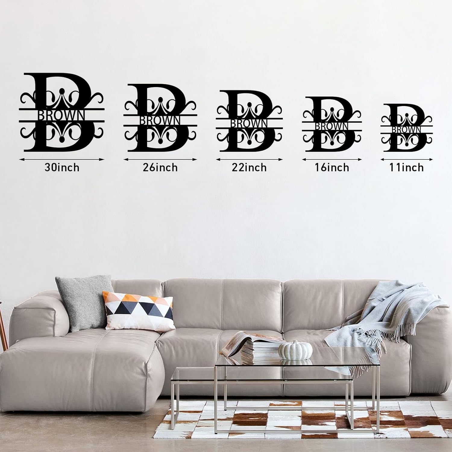 Custom Name Metal Signs, Last Name Sign, Wedding/Couple/Housewarming Gift-MetalsignX