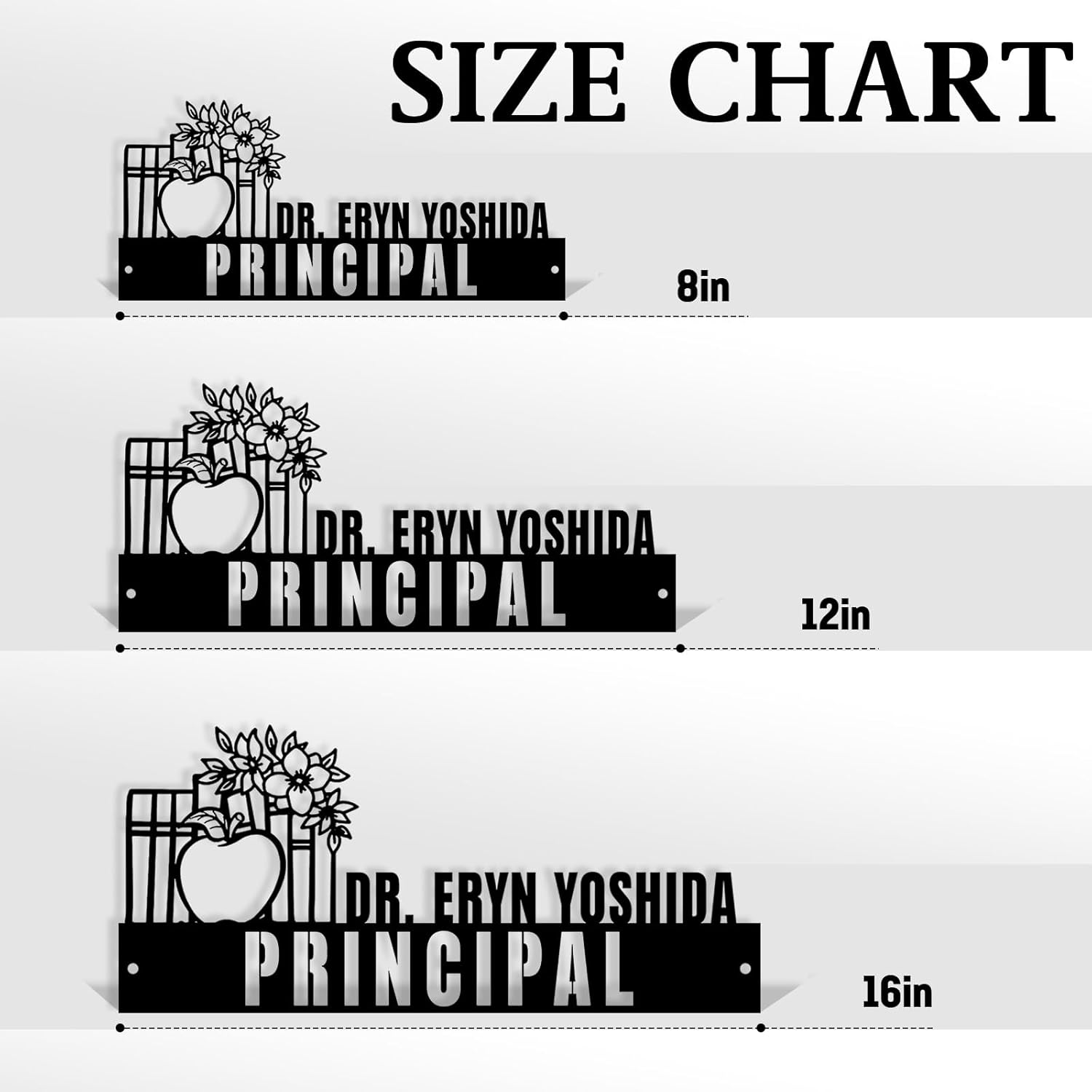  Custom Family Name Plate for Desk, Metal Sign Name Tags, Personalized Desk Accessories-MetalsignX