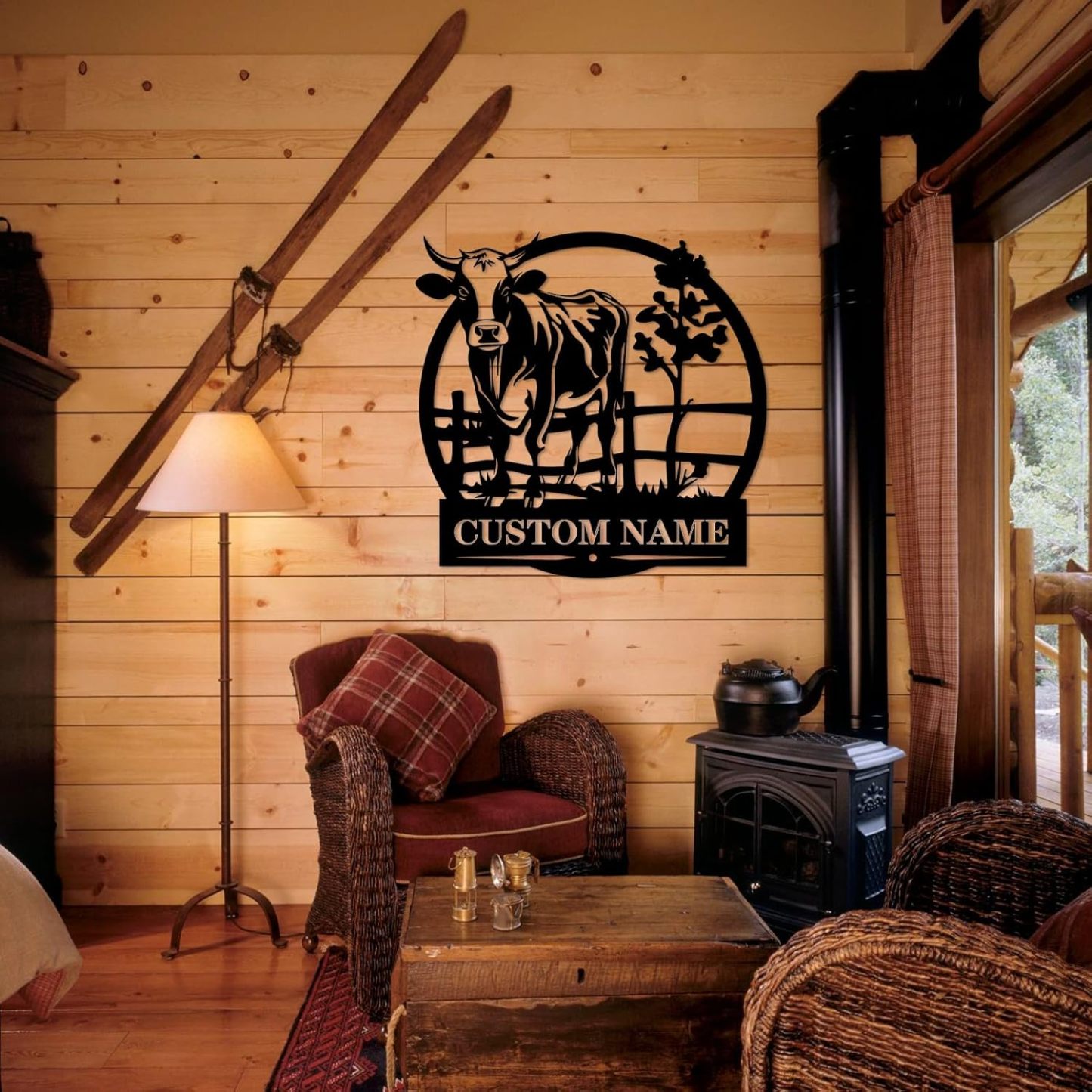 Personalized Beach Metal Sign, Custom Flamingo Metal Name Sign-MetalsignX