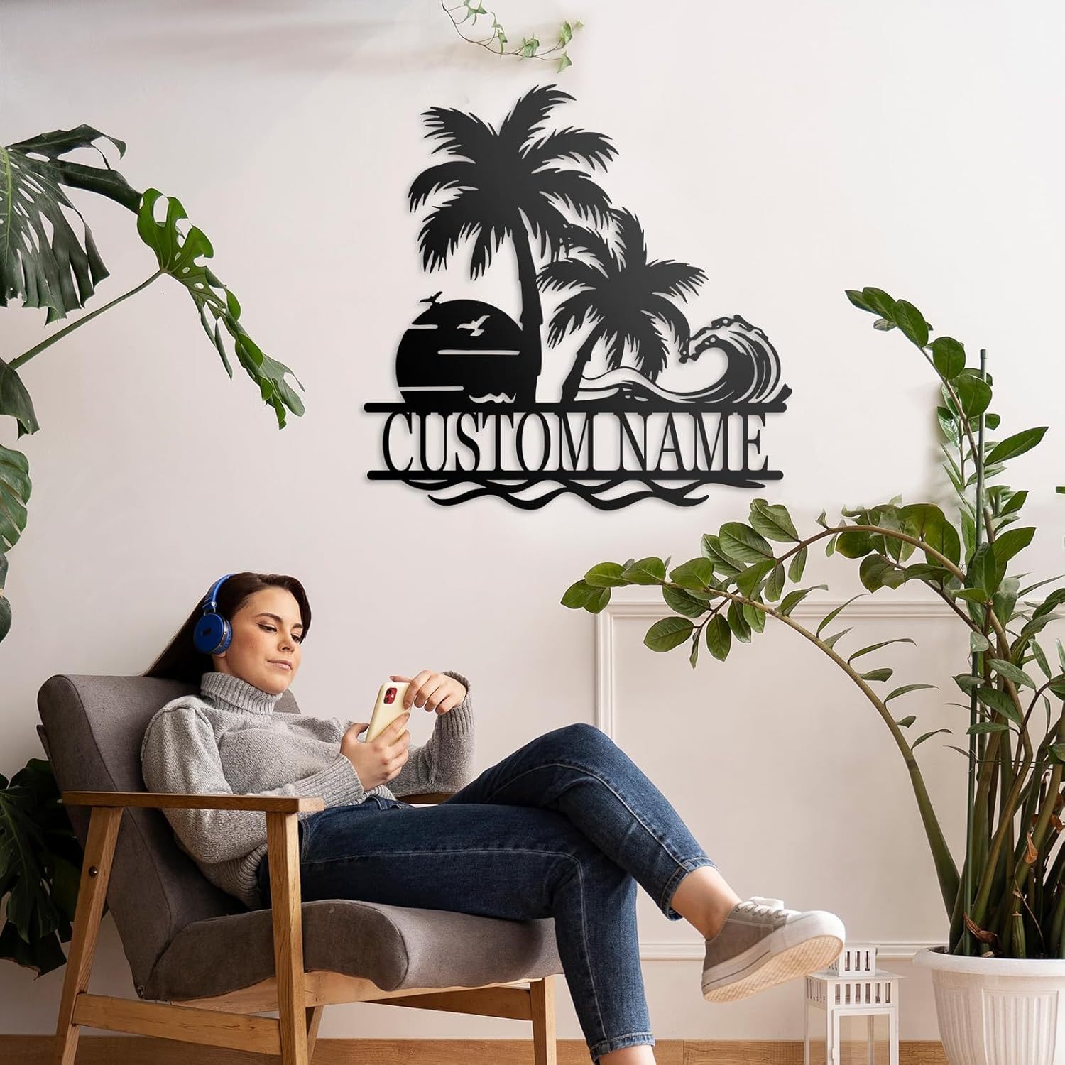 Personalized Lighthouse Metal Sign – Custom Nautical Outdoor Wall Decor for Beach House & Cabin-MetalsignX