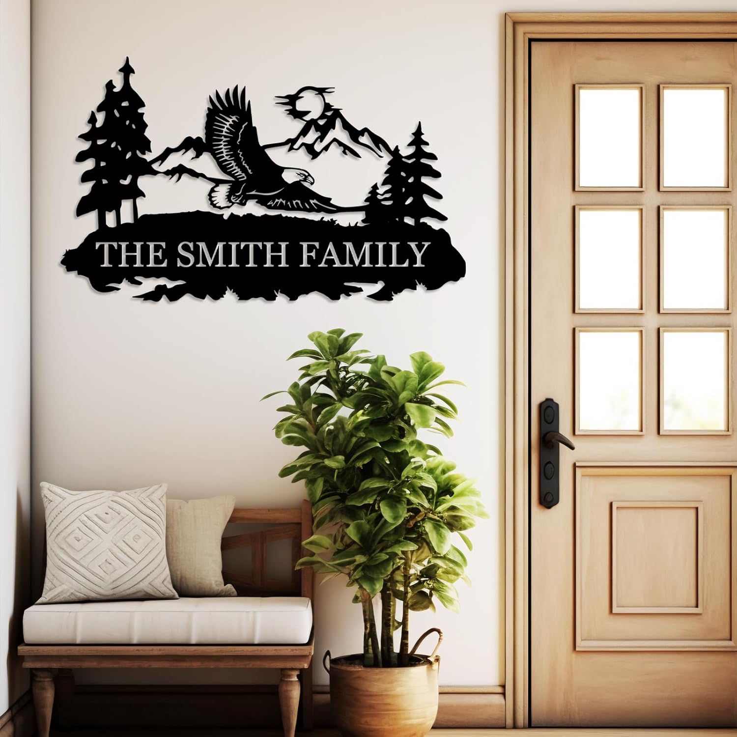 Personalized Campfire Metal Sign , Rustic Outdoor Wall Decor for Campgrounds-MetalsignX